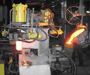 Fig. 1 – The process plant for cycle-continuous casting.